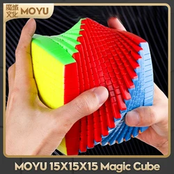 MoYu MFJS MeiLong 15x15 Magic Speed Cube Stickerless Professional Fidget Toys Meilong 15 15x15 Cubo Magico Puzzle