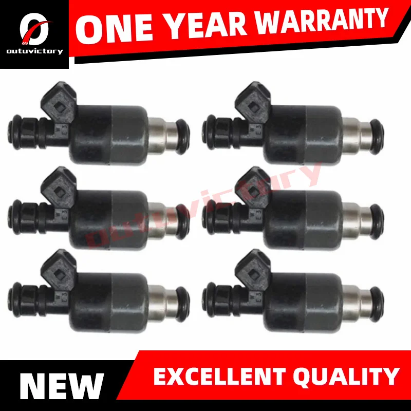 Set of 6PCS New Fuel Injector Nozzle 17089625 17087325 17105094 8171049600 For Isuzu Rodeo Trooper For Honda Passport V6 3.2L