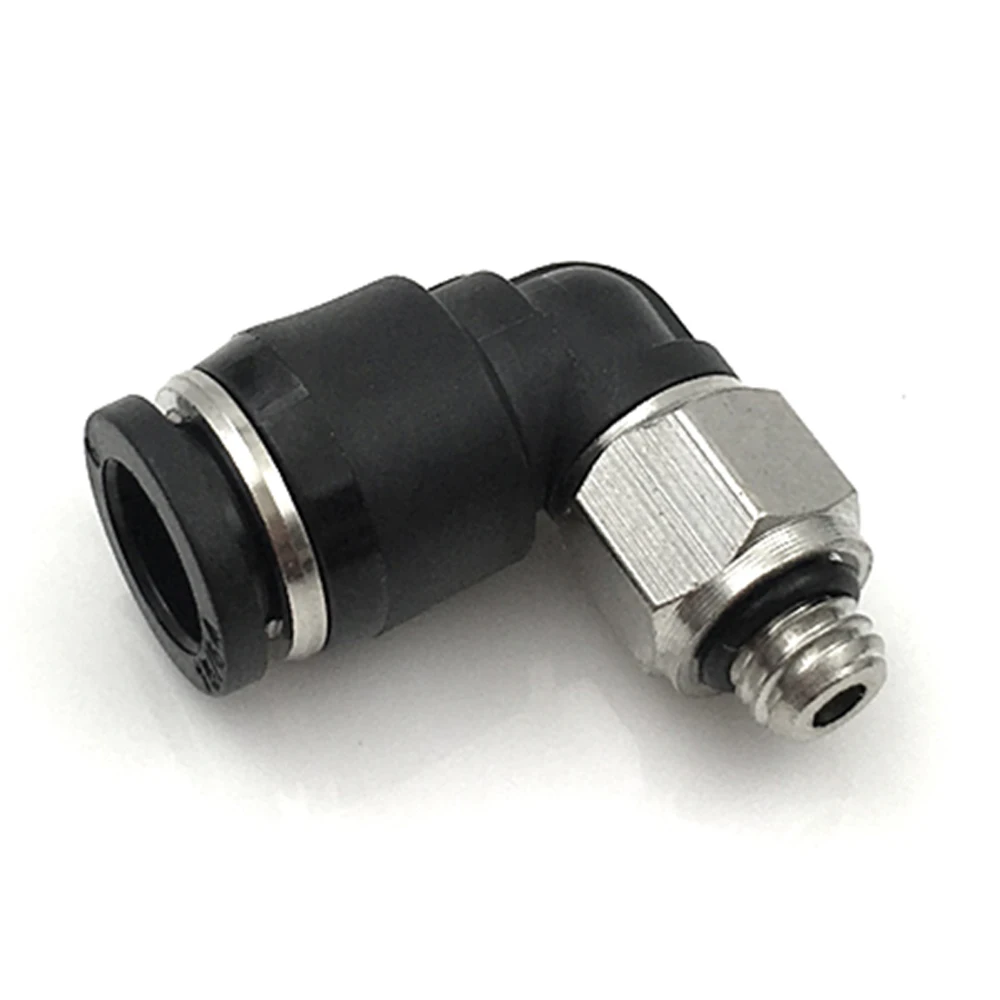 Pneumatic Quick Connector mini-connector PL Pipe Hose 3mm 4mm 5mm External Thread M3 M4 M5 M6 L-shaped PL3-M3 PL4-M6 PL5-01