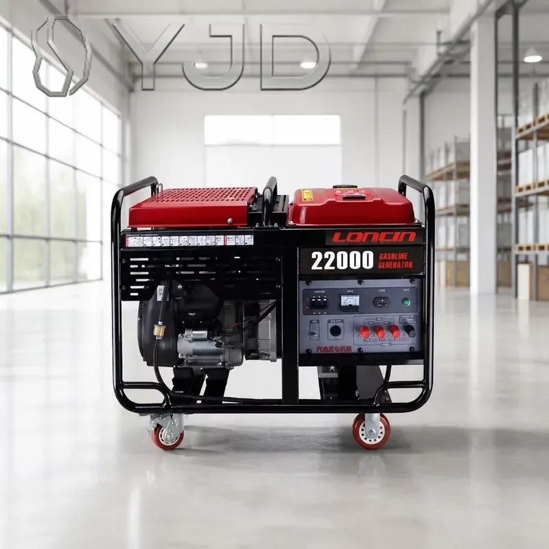 YJD Open Frame Inverter  Gasolin Generator 15/17kW 4-Stroke 50/60Hz 999cc Construction site electricity supply