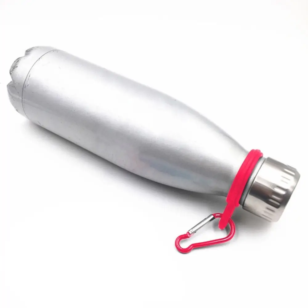 

Aluminum Sports Outdoor Kettle Buckle 7 Colors Accessories Water Bottle Holder 4*9cm Aluminum Rubber Buckle Camping Hiking