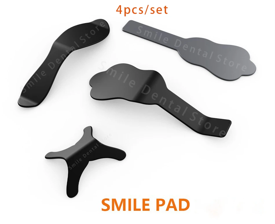 Autoclavable Silicone Dental Photo Contrast Plate Black Background Board Oral Cheek Palate For Intraoral Dental Photography