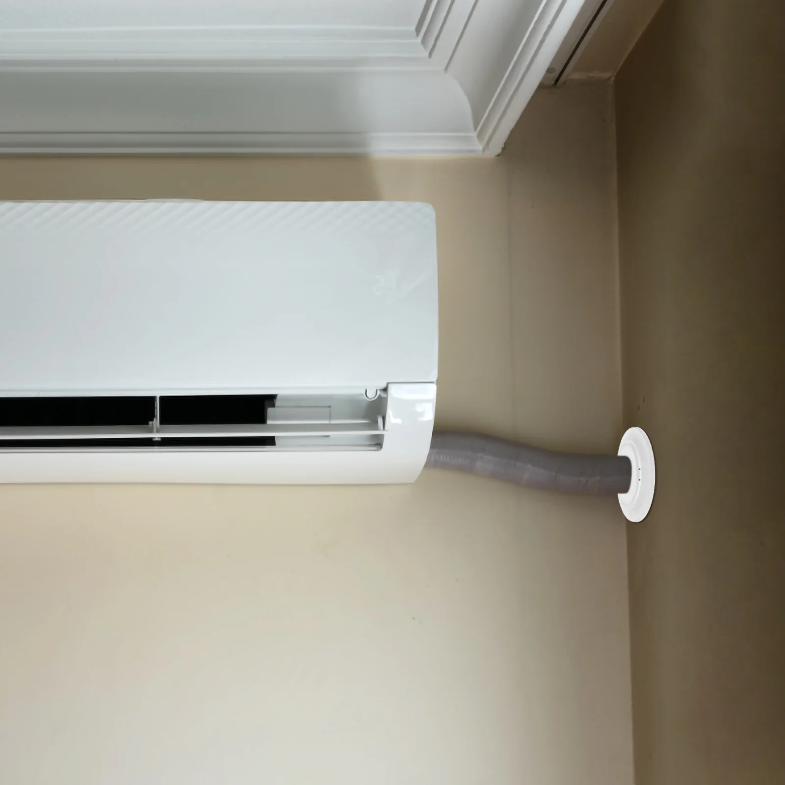 4 قطعة ثقب مكيف الهواء غطاء الزخرفية جدار ثقب حلقة غطاء الحائط الزخرفية لتهوية غرفة المنزل مدخل هواء تنفيس #4