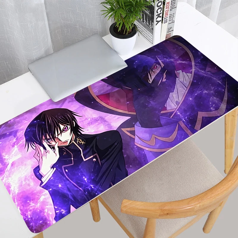 Mouse Pad Notbook Gamer Mouse Mat Code Geass Anime Keyboard Pad NonSlip Rubber Extended Office Computer Desk Mat kawaii MousePad
