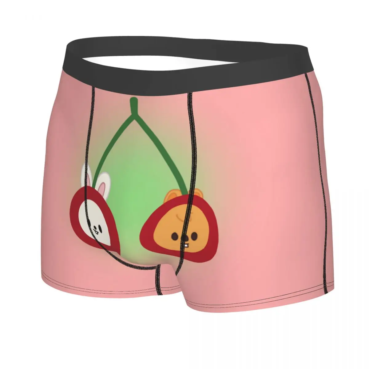 Minsung Music Singer Boxer Shorts Men 3D Print Male Stretch Underwear Panties Briefs