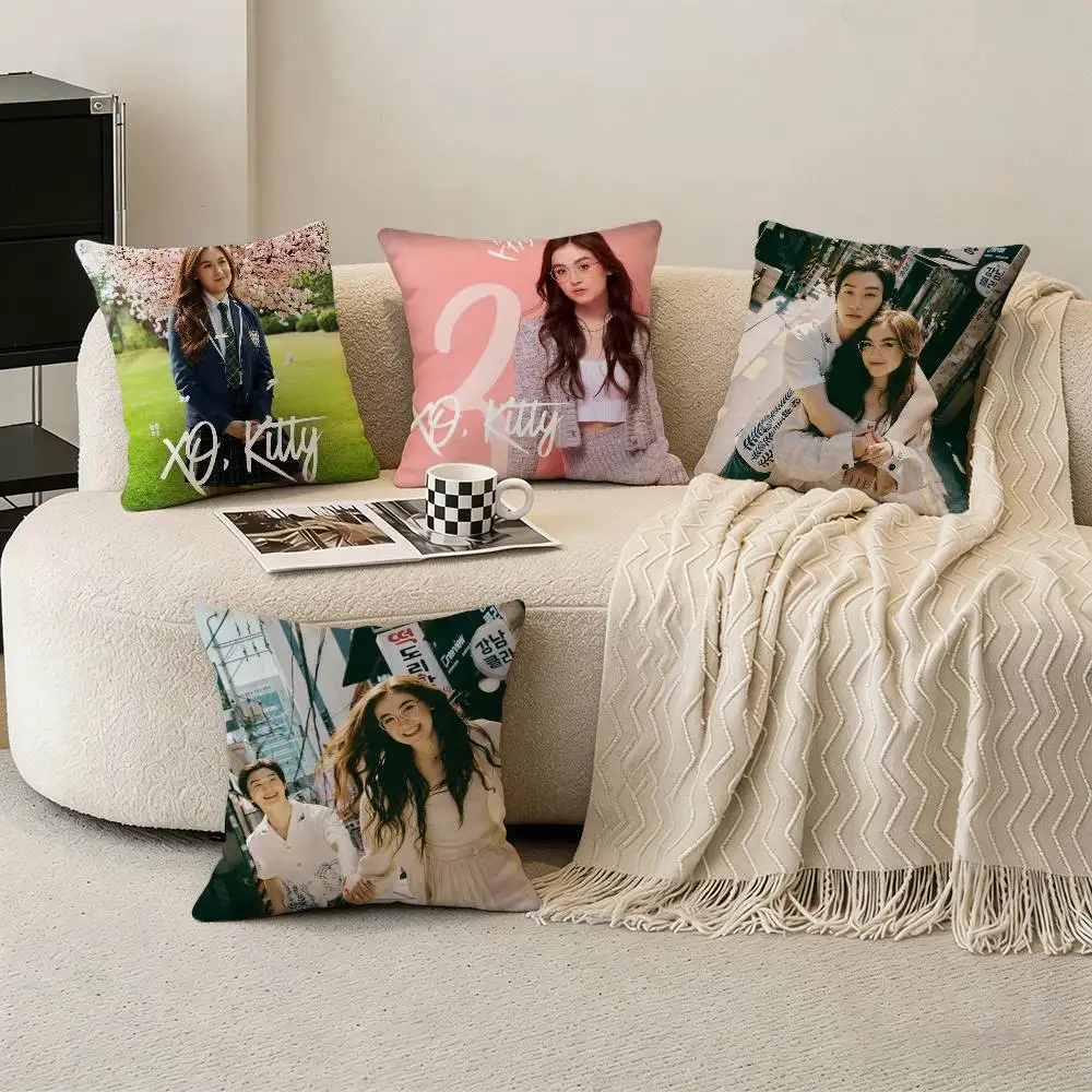 

TV XO K-Kitty Pillow Case for Sofa Living Room Home office Decor Protective Cover