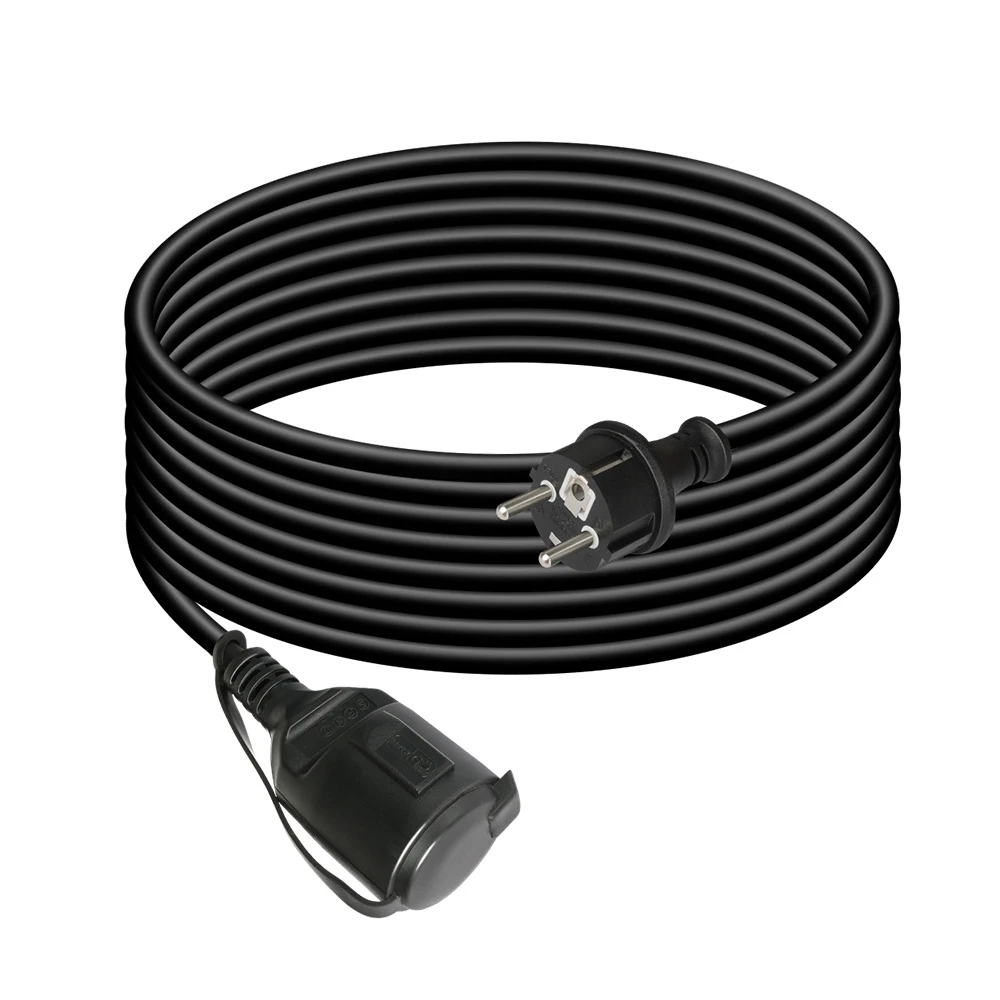 EU Plug,EU Socket,Extension Cord,Extension line,IP44,Outdoor Waterproof,3/5/10M,CE Certification,Type-F,1.0mm,Pure Copper Wire