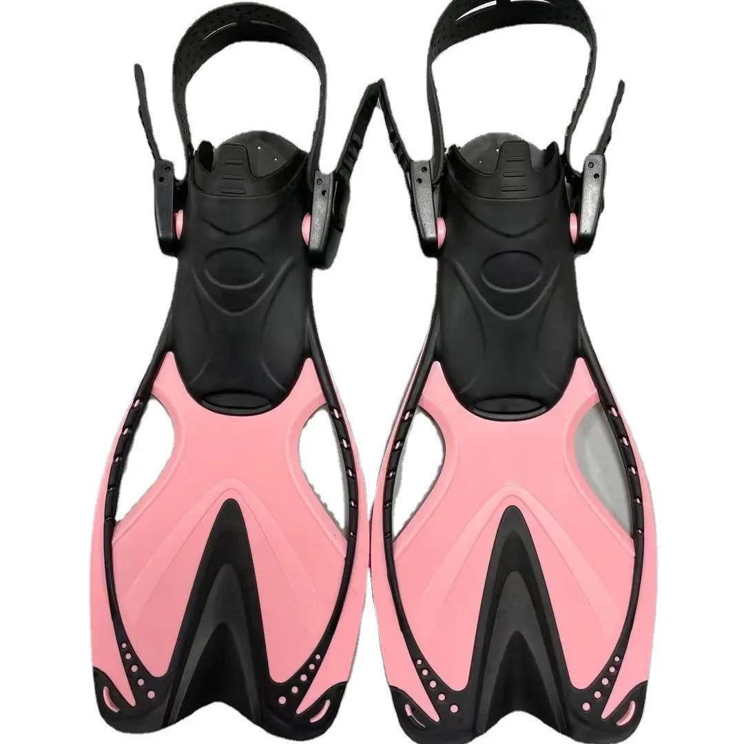 Universal Children\'s Frog Shoes Silicone Adjustable Short Diving Assist Fins Children\'s Lightweight Diving Training Equipment