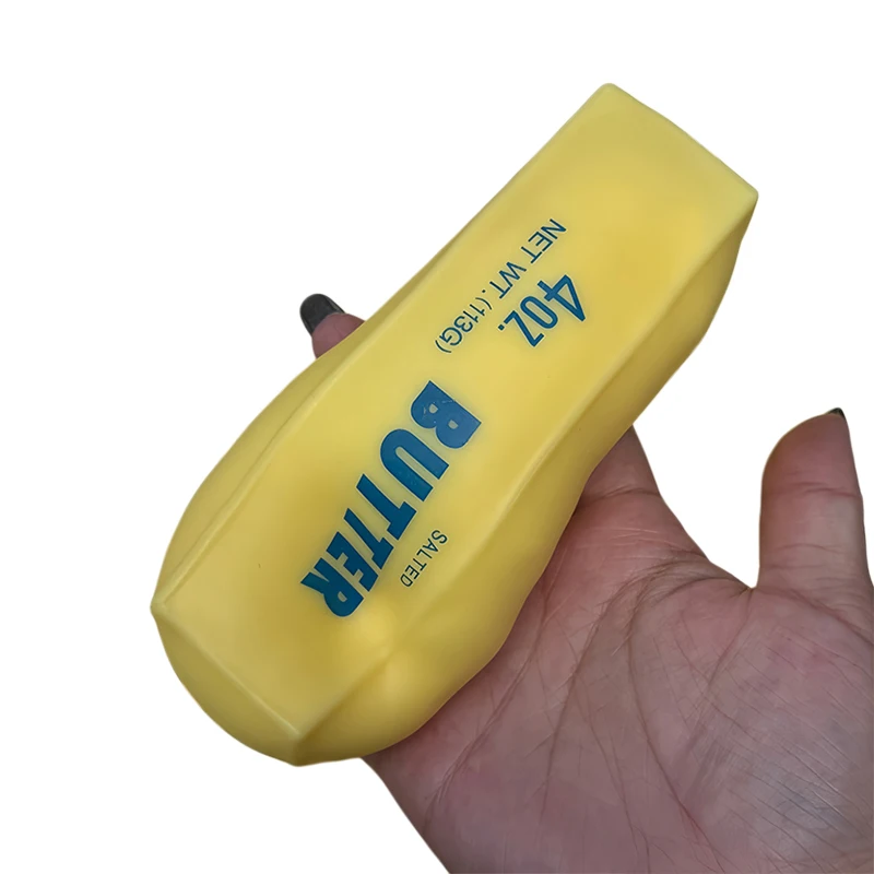 Butter-Stick Knuspriges Quetschbares Fidget-Spielzeug Baustein-Füllung Nicht-Rückfederndes Quetschspielzeug für Erwachsene Sensorisches Stressabbau-Fidget-Spielzeug