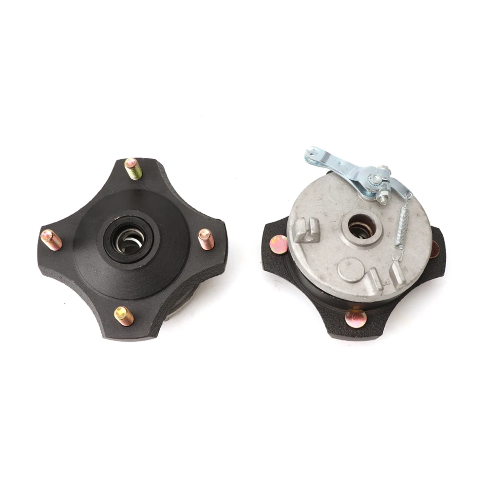 110mm M10*4 스터드 드럼 브레이크 어셈블리 브레이크 드럼 휠 허브 ATV 고카트 UTV 버기 쿼드 바이크 오프로드 차량 ATV 액세서리