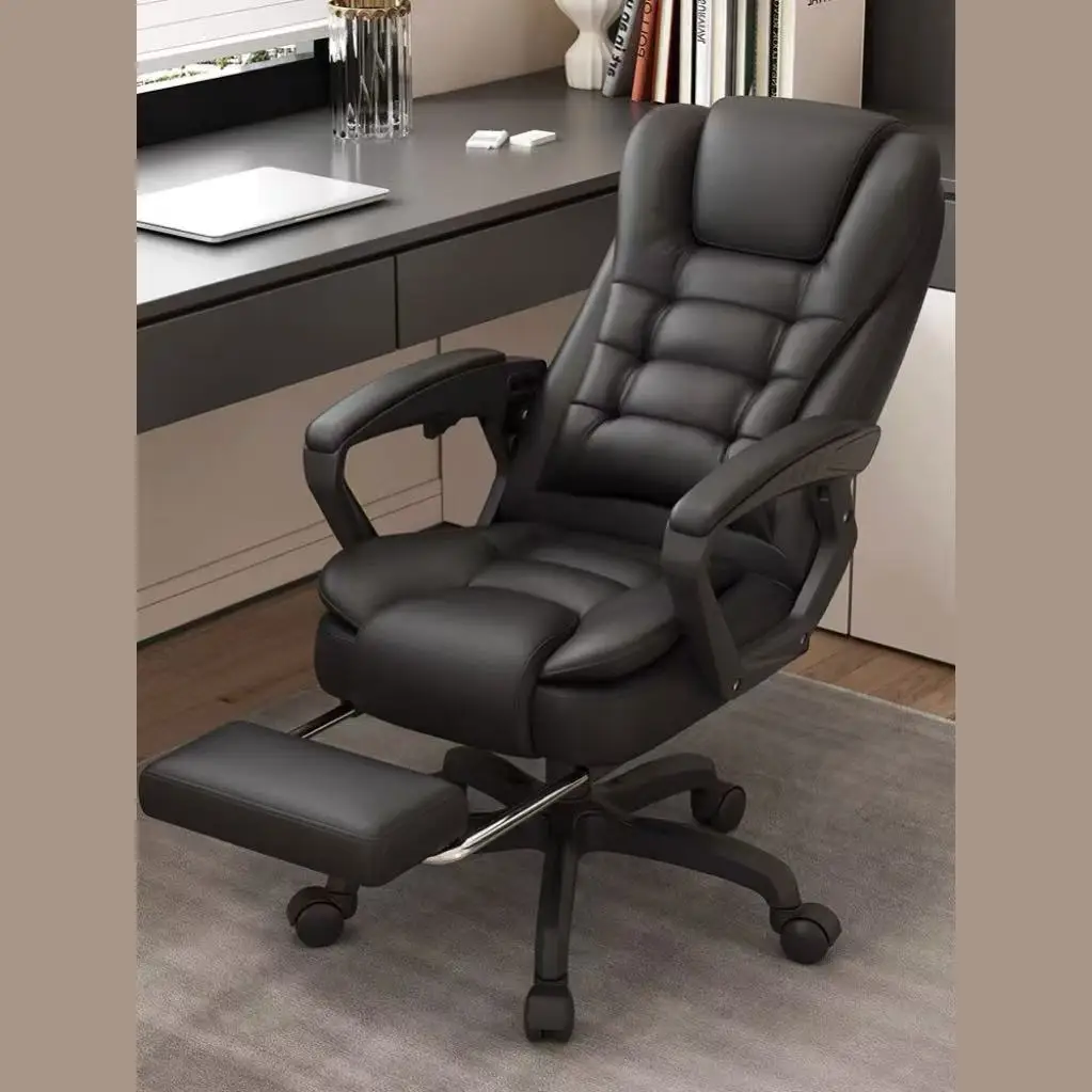 Swivel Reclining Features Large Office Chair Modern Home Design Synthetic Leather Executive Office