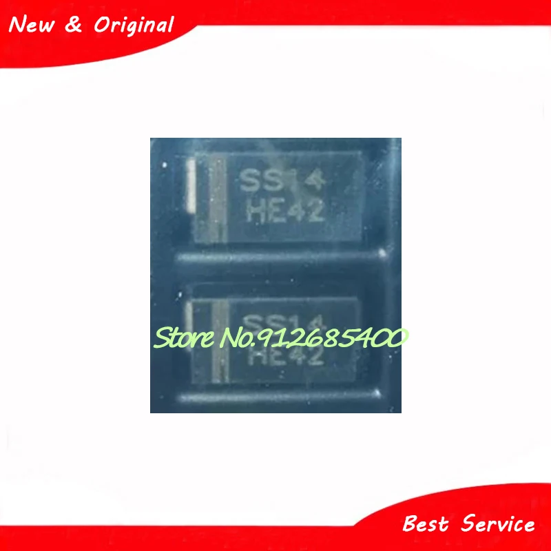 10 Pcs/Lot SS14A 40V 1A SMA DO-214AC 100% New Original In Stock