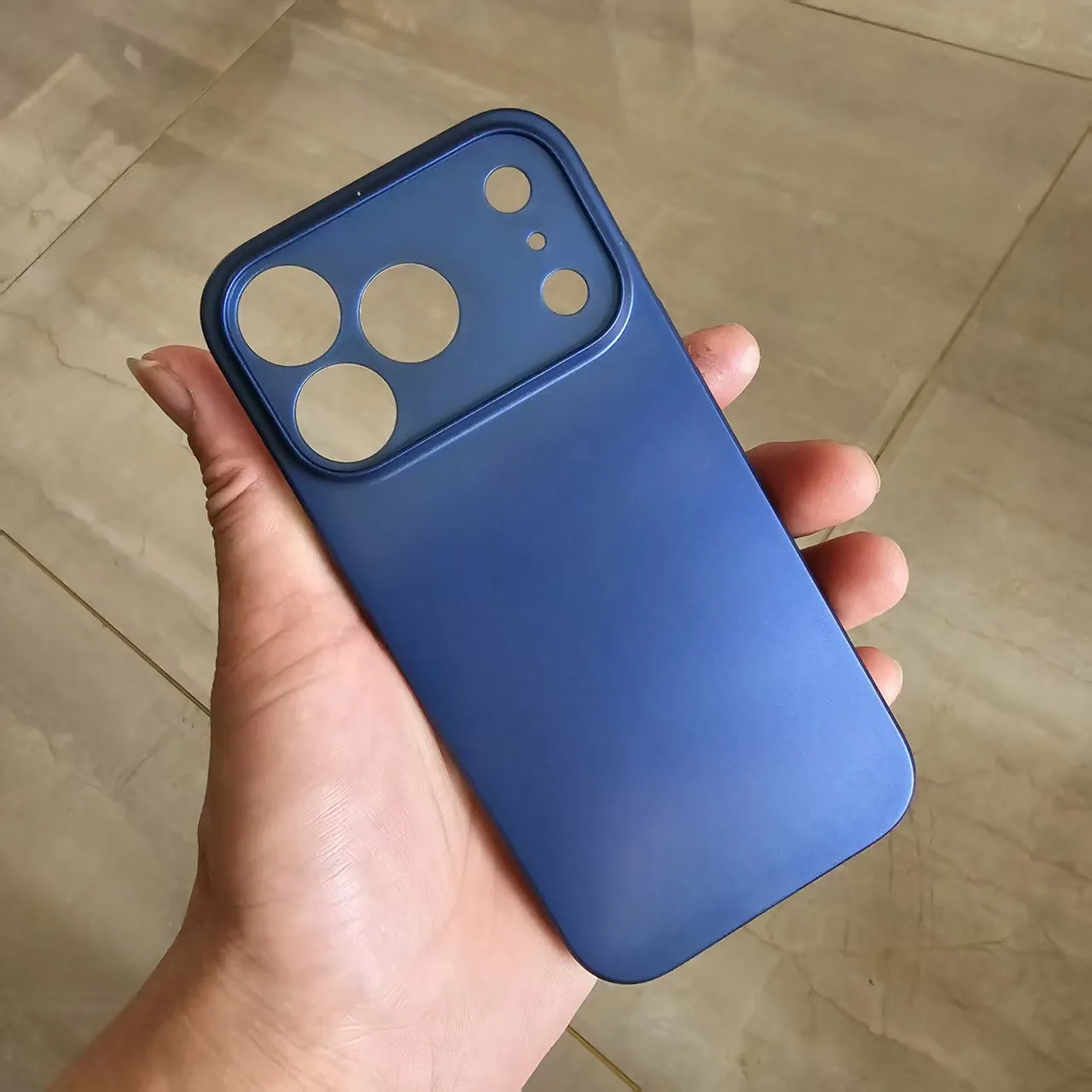 Schlanke, matte, durchscheinende Hülle für iPhone 17 Pro Max Air 17 Pro 17 Pro Max, harter PC, hautfreundliche, stoßfeste Schutzhülle