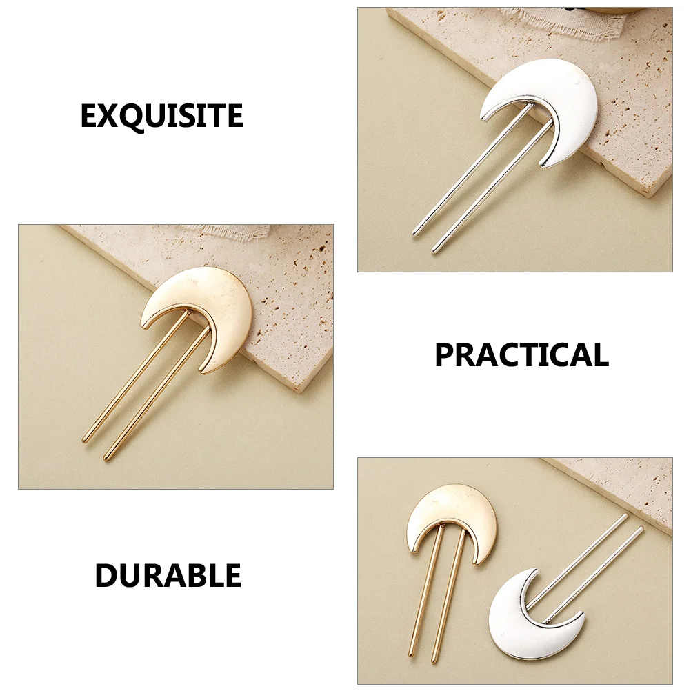 

2pcs Women Stick Fan-Shaped Chinese Fork For Bun Long Vintage Pin Accessories Hair Bun Stick Decorative Hair Sticks