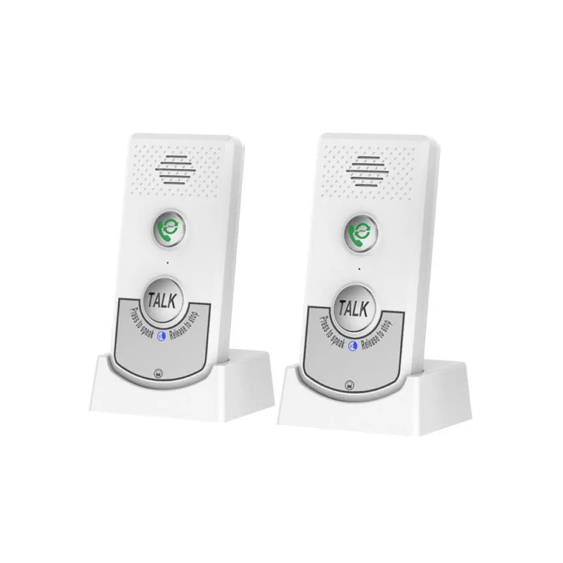 Home Intercoms Wireless Voice Bidirectional Caller Home Portable Voice Interphone Elderly Caller Room to Room Two Way Ringtone