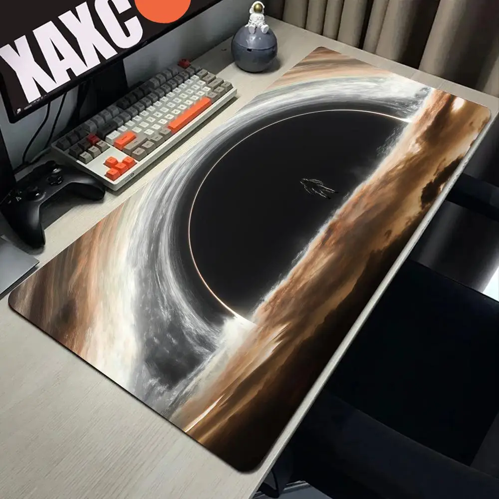 

Коврик для мыши Cosmic Black Hole Art, простой коврик, большой коврик для компьютера, офиса, геймера, 40x90 см, мини-ПК, настольный коврик XXL, противоскользящий коврик для игровой клавиатуры