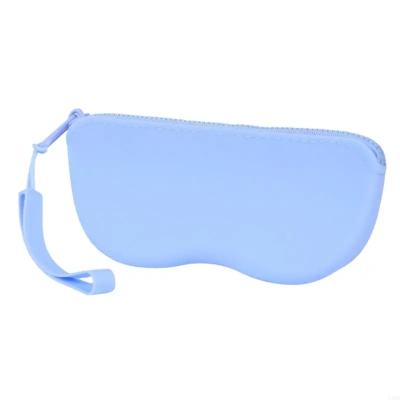 Daily Use Glasses Case with Soft Body for Purse Storage, Desk Drawers, Pair Care, Travel Needs, and Commute 6XDA