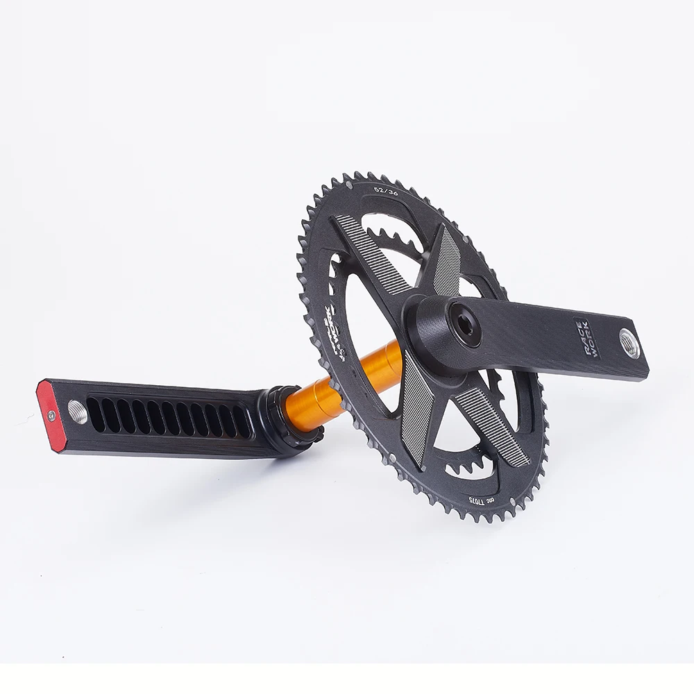 

Road Folding Bicycle Crankset 50-34/52-36T/53-39T Double Chainring 170mm Crank For 9-12s SRAM GXP SHIMANO R7000/R8000/5800/6800