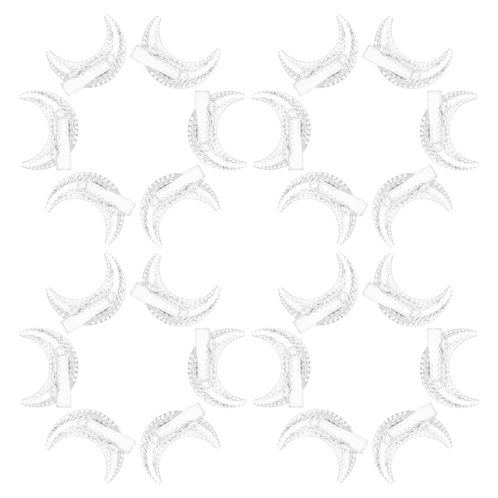 

100Pcs Moon Bulb Covers String Light Plastic Lamp Shades for Weddings Parties Outdoor Bedroom Enhancing String Lights Parts