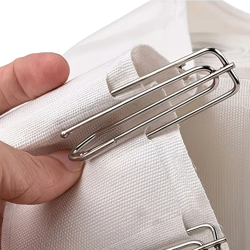 69 pcs Pleat Drapery Hooks, Firm Non-Shift Hold, suitable for Home Elegant Window Decor, Four Claw Secure Grip