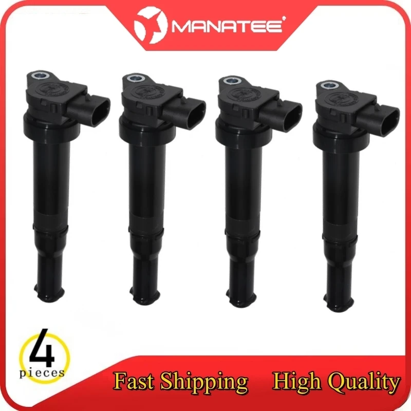 

4 Pics Auto Ignition Coil for HYUNDAI SONATA 2002-2010 SANTA FE 2007 for KIA OPTIMA 2006 27301-23400 0119621278