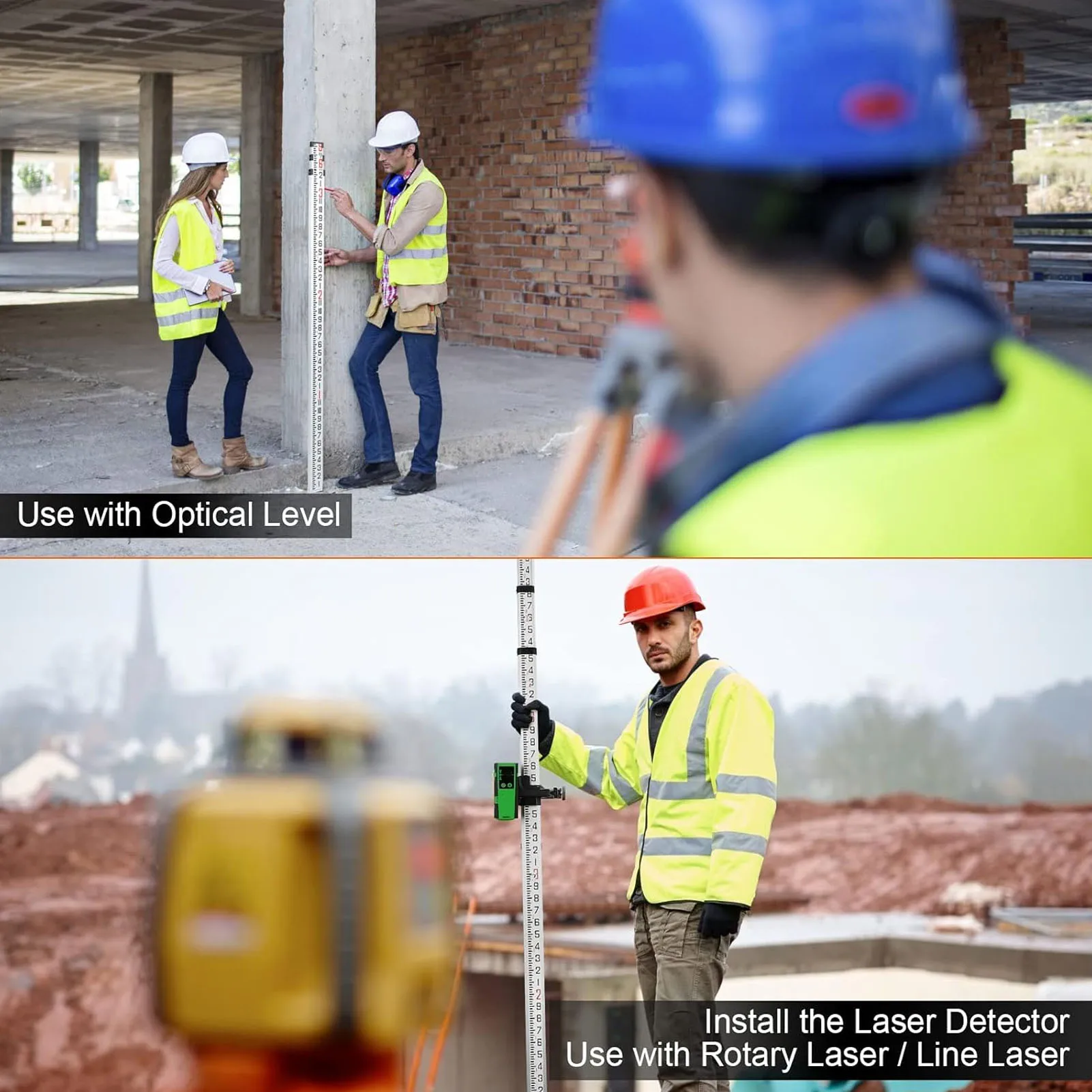 三脚プリズムポール軽量トータルステーション三脚スタンド厚みのあるアルミニウム合金高さ75‑120cm橋用格納式