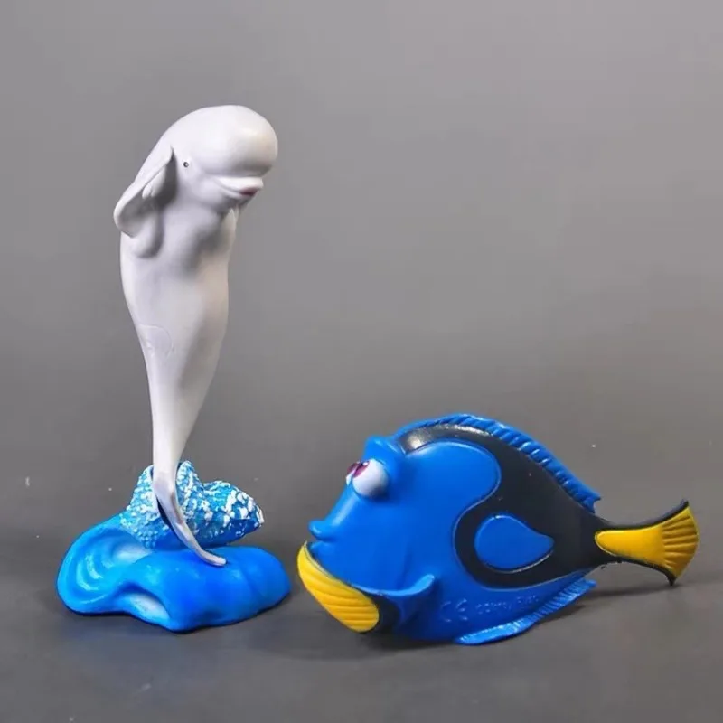 6 sztuk/zestaw Disney Cartoon znalezienie Nemo Dory PVC zabawki figurki akcji 3-11cm dekoracyjne ozdoby kolekcja lalek prezenty urodzinowe zabawki