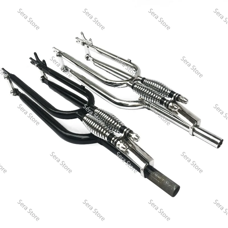 700C28 inch 28.6 double spring shock absorption front fork modified SPRING beach fuel vehicle