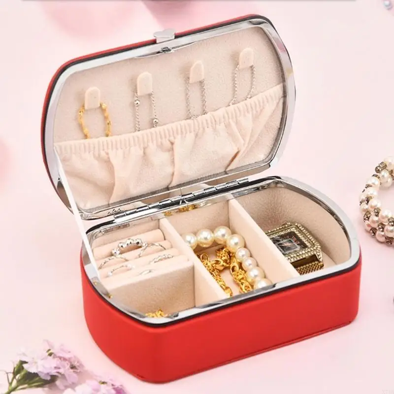 Beautiful Jewelry Storage Box Stylish Cases for Rings and Earrings