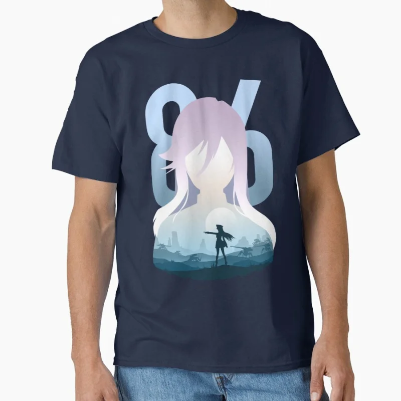 86 エイティシックス 風景 SF ライトノベル アニメ Tシャツ メンズ 100% コットン 大きいサイズ トップス S-6XL マンガ ギフト Tシャツ