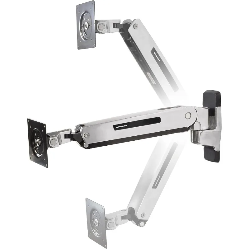 Interactive Arm LD, VESA TV Wall Mount – for Monitors or TVs Up to 42 Inches, 7 to 25 lbs – Polished Aluminum