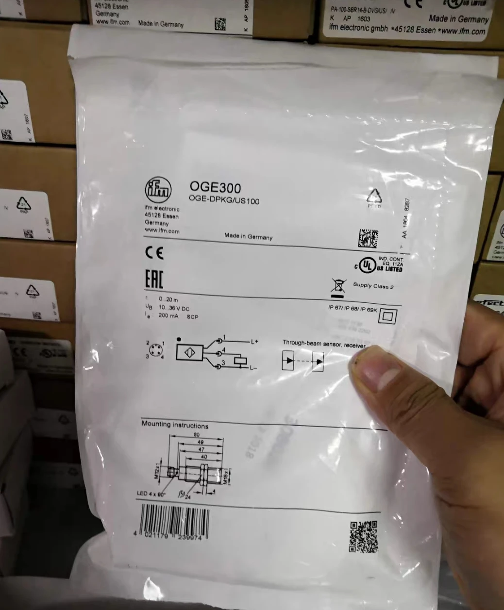 Brand New    Ogt300 Ogp301 Photoelectric Sensors Stable and Industrial Automation Equipment in Stock New