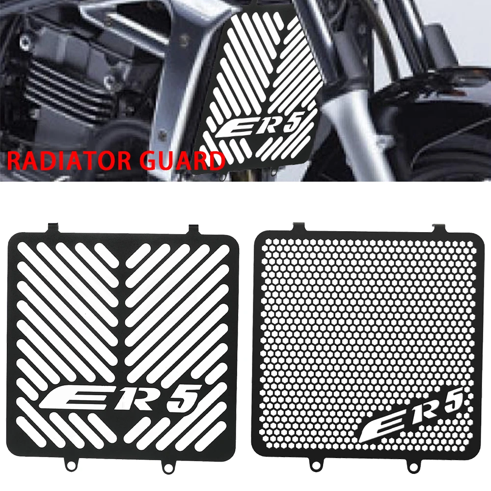 

Motorcycle Radiator Grille Guard Cover Protection For Kawasaki ER-5 ER5 ER 5 1997 1998 1999 2000 2001 2002 2003 2004 2005 2006