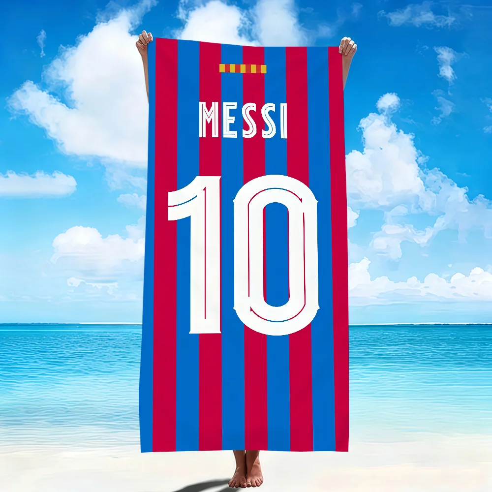 fashion cool fc art Number 10 M-M-MessiS soft printed Beach Towels Towel swim Summer Holiday Vacation bathing Pool Camp Gift