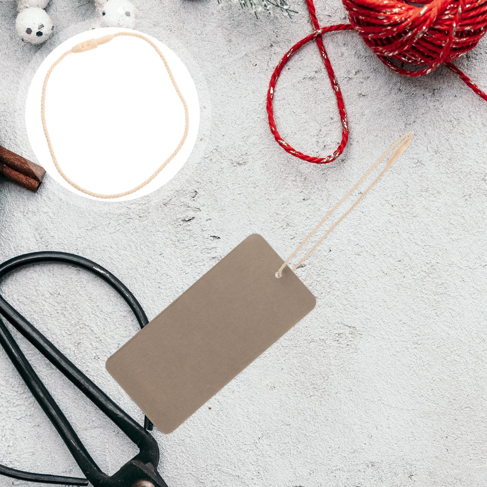 

200pcs 2 Inch Garment Strings 20cm Hanging Ropes for Clothing Price Labels Crafts Christmas Decorations Custom Fasteners