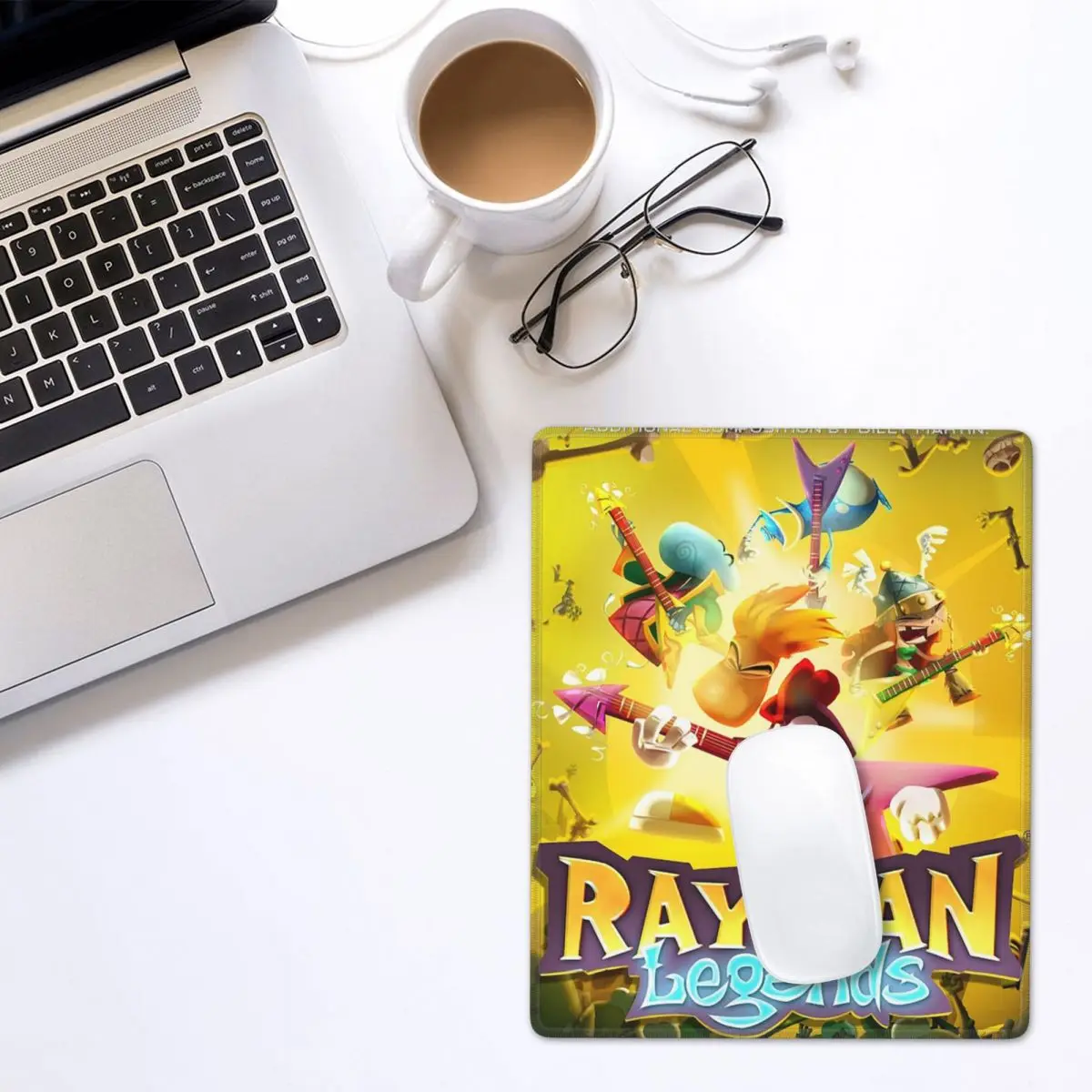 Cartoon Games Rayman Legends Mouse Pad Gamer PC Laptop Mats Keyboard Carpet Computer Gaming Desk Mat 7x9 in 22x18 cm