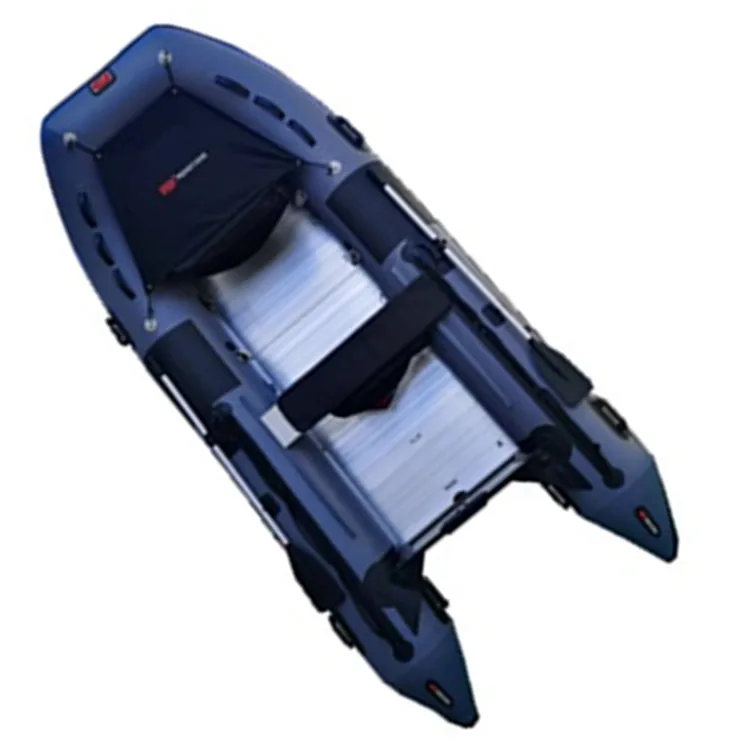 

380cm Inflatable Boats Fishing Raft Power Aluminum Floor Boat Dinghy Tender Boat