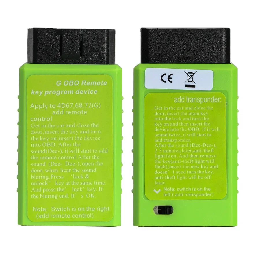 For Toyota G Chip H Chip Vehicle OBD Remote Key Programming Device G and H 16pin OBD2 Port Smart Control Tool Add Transponder