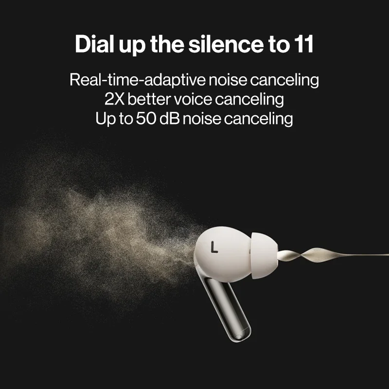 Global Version Oneplus Buds Pro 3 TWS Bluetooth Earphone 50dB Active Noise Canceling 43h Battery Life Bluetooth 5.4 IP55 AAC SBC