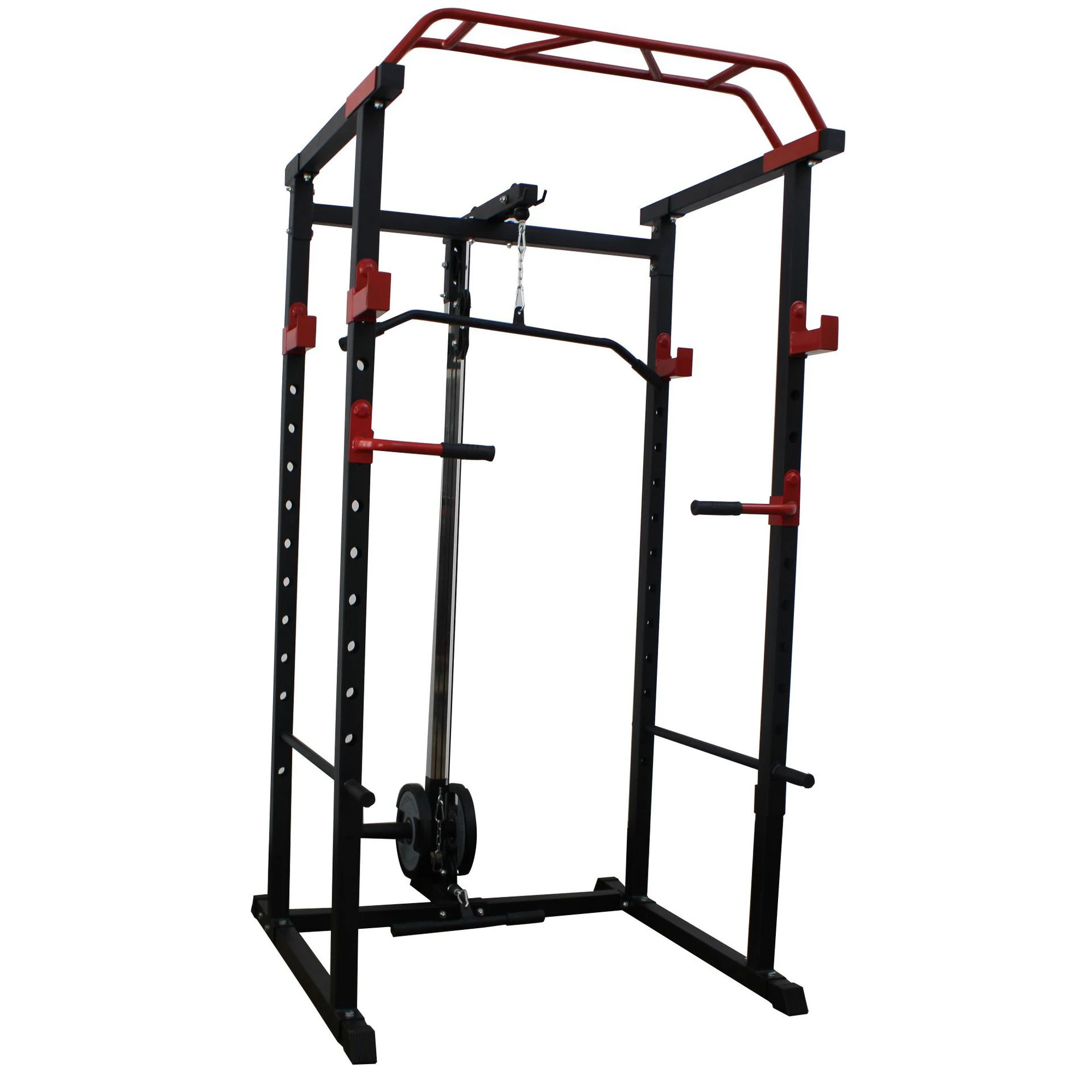 Multifunctional Gym Foldable Squat Frame Smith Machine Power Supply Rack Used for Strength Training Metal Equipment Type Bench