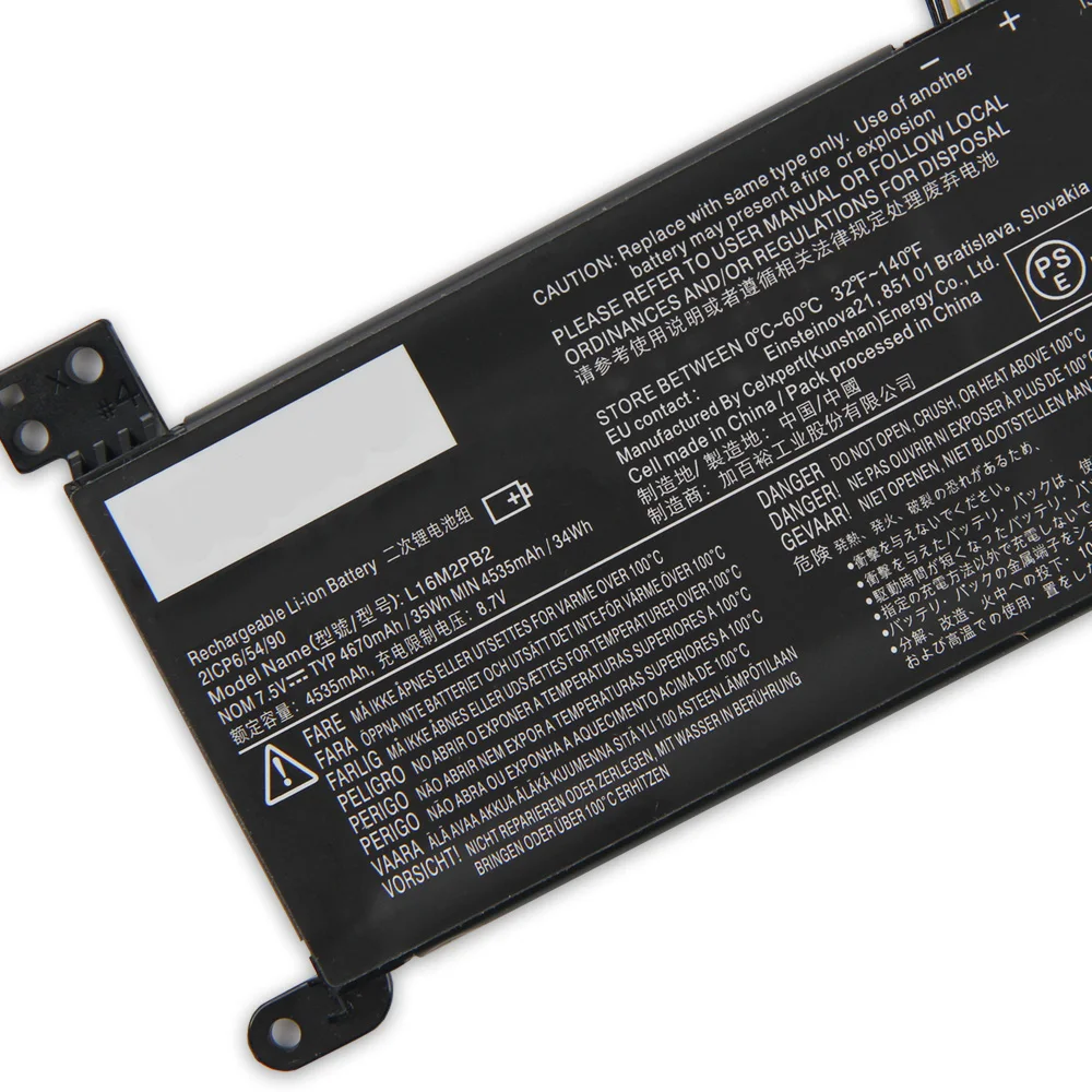 Bateria L16M2PB1 L16L2PB2 L16C2PB2 L16L2PB1 L16M2PB2 do Lenovo ldeapad 320-14AST 14IAP 320-14IKB 320-14ISK 320-15ABR 4670mAh — zdjęcie produktu 6