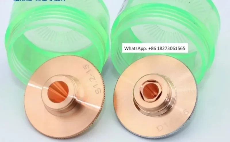 2pcs Original  cutting nozzle raytools head purple copper cutting nozzle single and double layer diameter D32