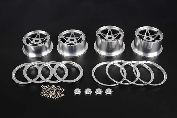 

CNC machined aluminum alloy wheels for ROFUN HPI BAJA 5B