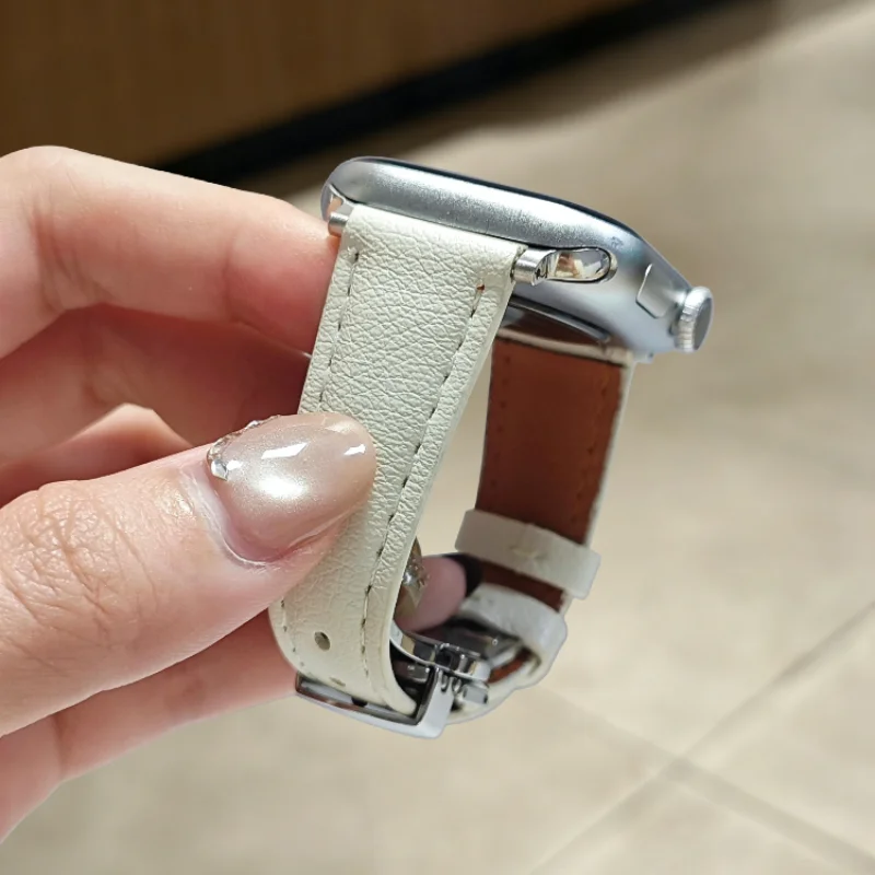 

1 простой и роскошный ремешок, совместимый с ремешками iWatch 38 мм, 40 мм, 41 мм, 42 мм, 44 мм, 45 мм, 49 мм, модный ремешок ручной работы.