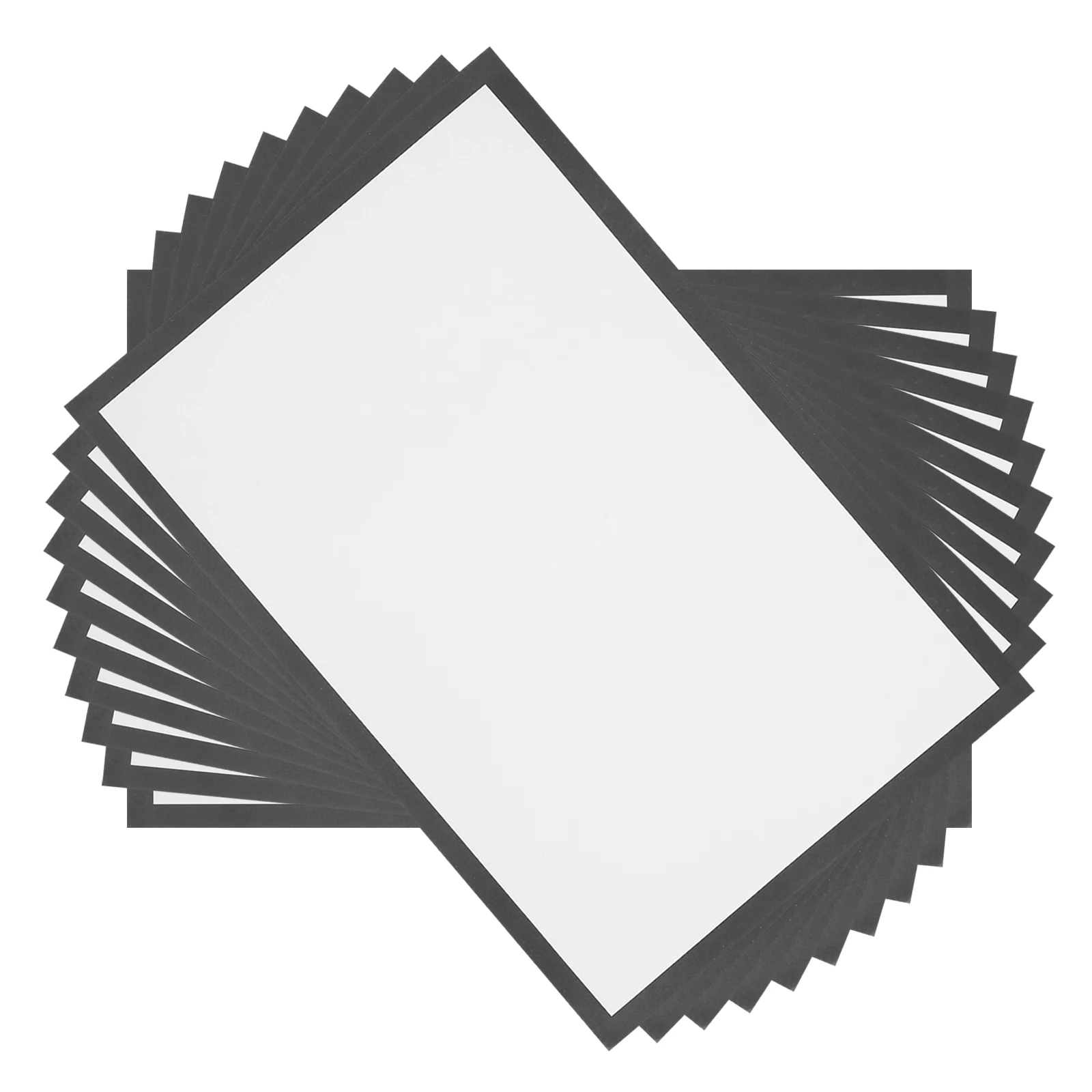 

10 Sheets White Card Papers Square Drawing Paper for DIY Crafts Making Material Kids Art Project Painting Stock