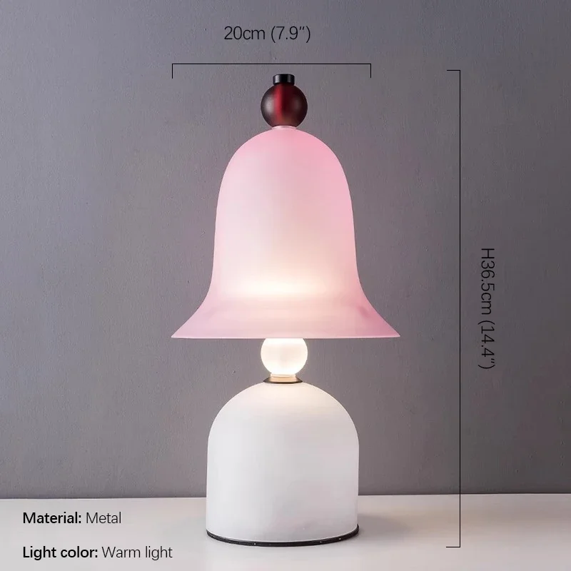 FAIRY Nordic Modern Pink Table Lamp Designer Creative Living Room Bedroom Children's room Minimalist Art Lighting FixtuFixtures image 5