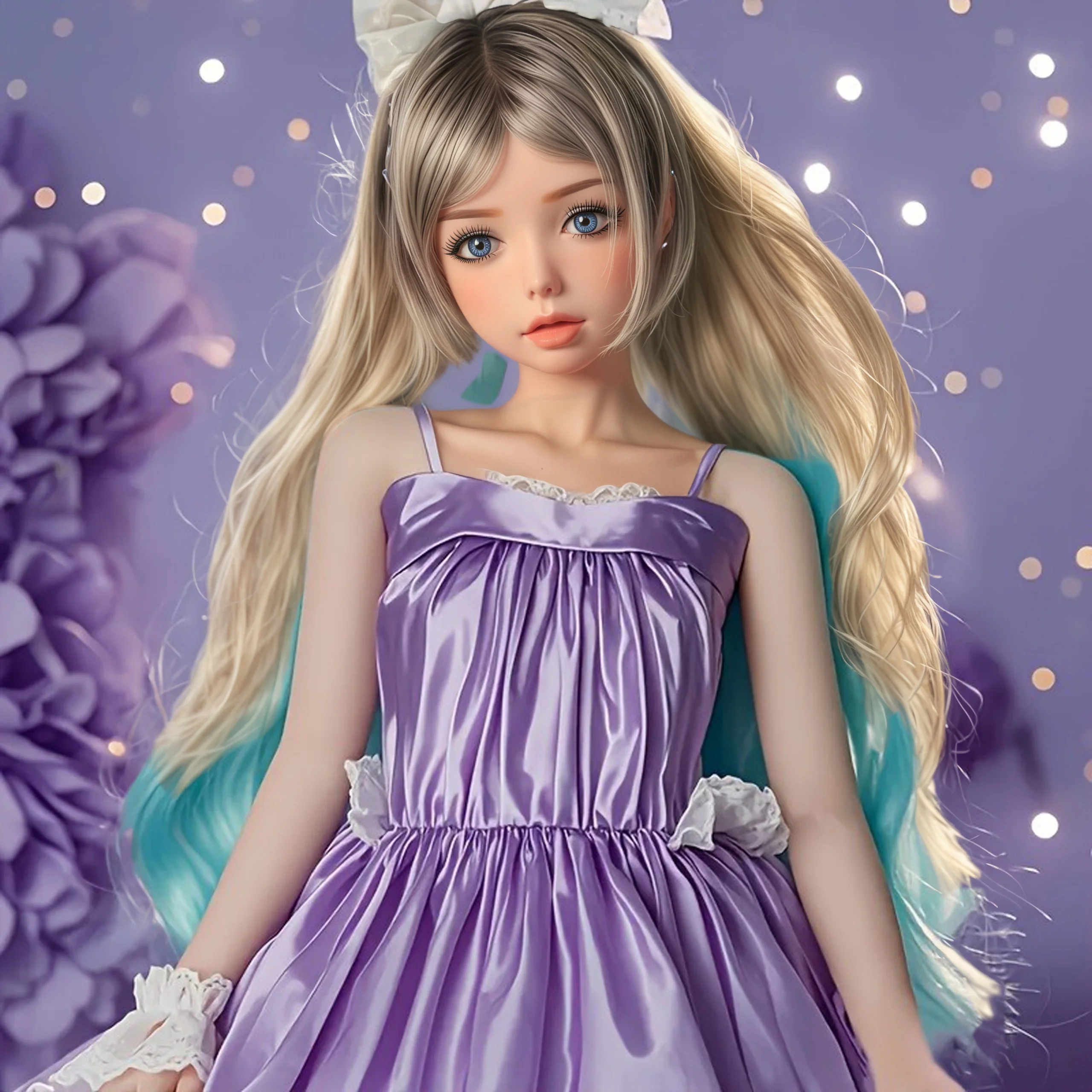 

40-дюймовая кукла TPE, всего тела,sturдные кости, универсальные позы, изысканный макияж, нежная кожа, подходит для фотографий, вечеринок.