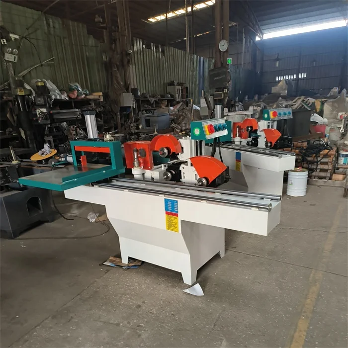 

Woodworking Double Track Five-disc 5 Blades Wood Cutting Tenoning Pneumatic Pressing Machinery Mortise and Tenoner Machine