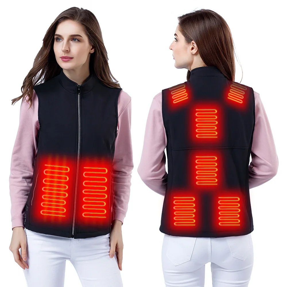 

USB Electric Heated Vest for Men Jacket Women Chloting Hiking Vest Lightweight and Adjustable Warming Vests for Camping Skiing