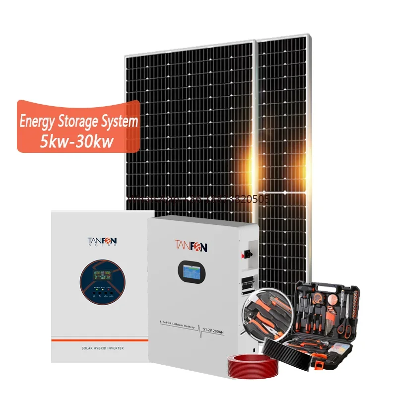 20KW 30KW 50KW Complete Solar Grid Tie System Photovoltaic Kit with MPPT Controller Home Solar Panel 5KW 10KW 15KW